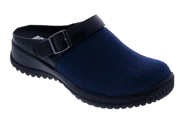 Drew Women's Savannah Clog - Size: 7.5, Navy Wavy Stretch