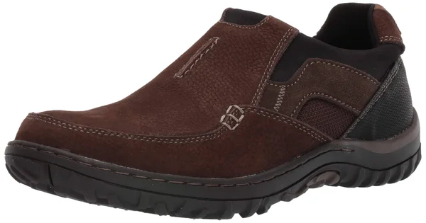 Men's Nunn Bush Quest Moc Toe Slip On, Size: 8.5, Brown