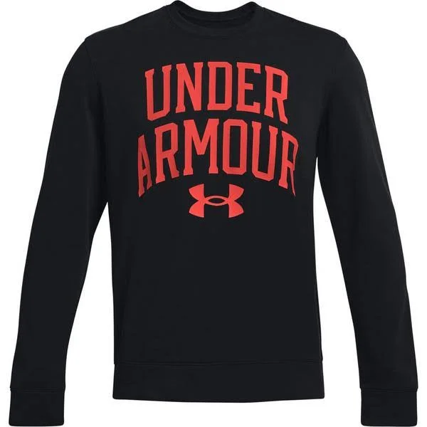 Under Armour Men's Rival Terry Crew - Black, XL