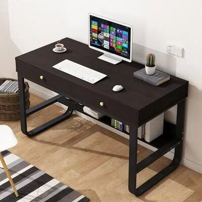Rodgers Desk Wade Logan Color: Black