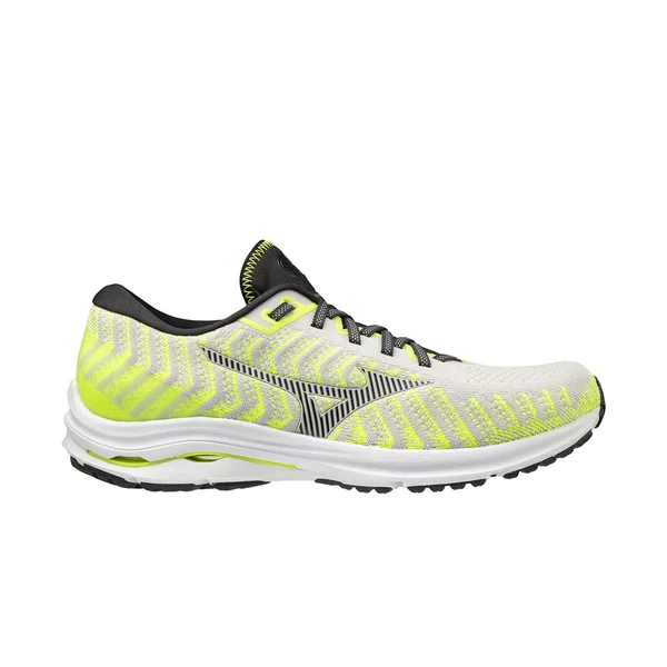 Mizuno Men's Wave Rider 24 Waveknit Nimbus Cloud-Phantom - 12.5