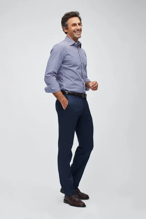 Stretch Weekday Warrior Dress Pants Slim for Men by Bonobos - Monday Blue - 30 x 28