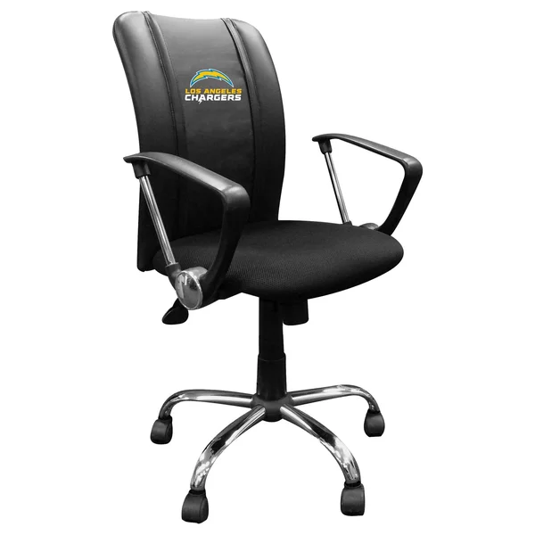 NFL Los Angeles Chargers Curve Task Chair with Secondary Logo Multi