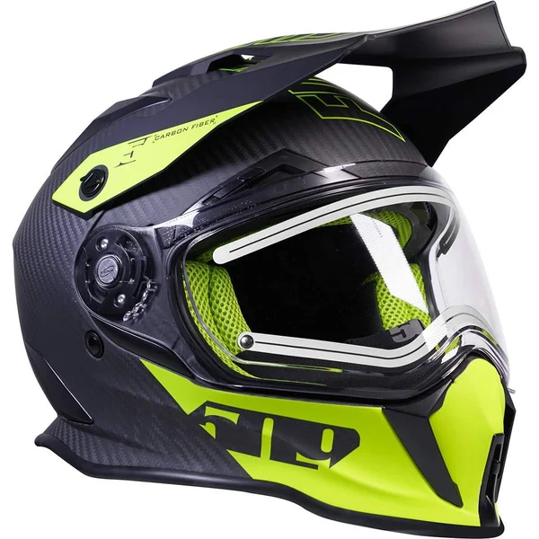 509 Delta R3 Carbon Fiber Ignite Helmet (Hi-Vis - Medium)