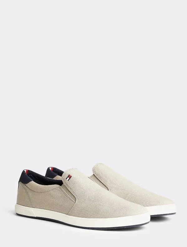 Tommy Hilfiger Men's Sneakers Fm0fm00597 AEP Stone - Size 45
