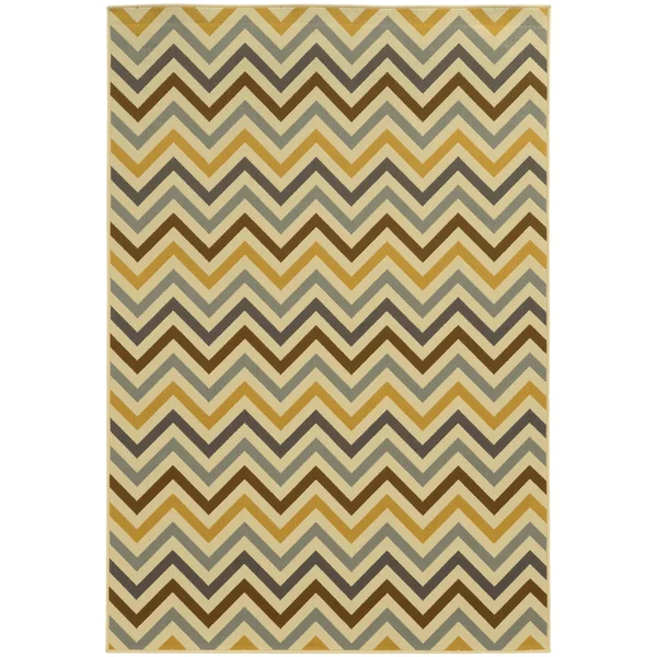 Oriental Weavers Riviera 4593A Ivory Area Rug 7&10x22 x 10&10x22