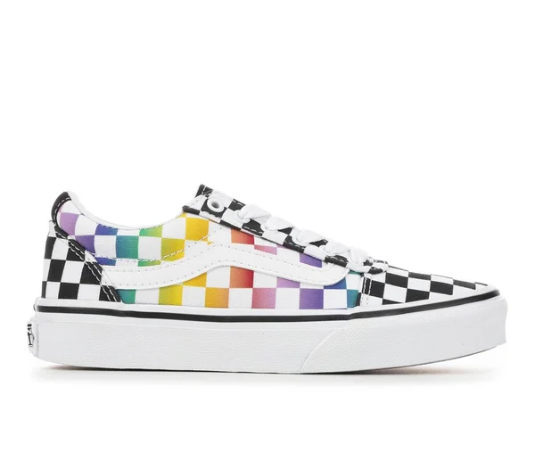 Girl's Vans, Ward Sneaker - Little Kid & Big Kid, 13.5 M, Synthetic & Fabric, Peltz Shoes