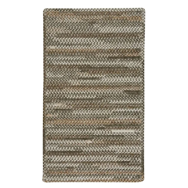 Capel Habitat Deep Red 0302_510 Braided Rugs - 7& 6x22 x 7& 6x22 Rectangle
