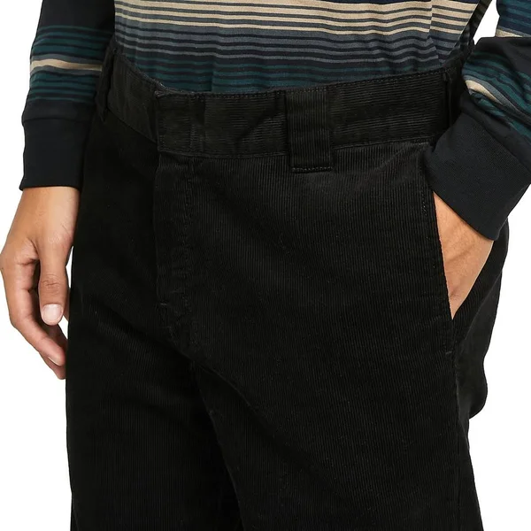 Carhartt WIP Master Pant Ford Corduroy, 15 Wales, 8 oz - Black Rinsed - 30/32 - Men