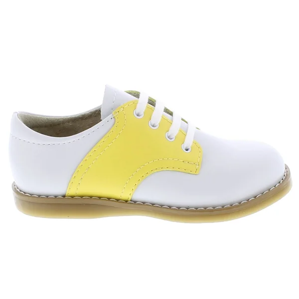 Toddler Boy's Footmates Cheer Oxford - Size 7.5 M/W - White