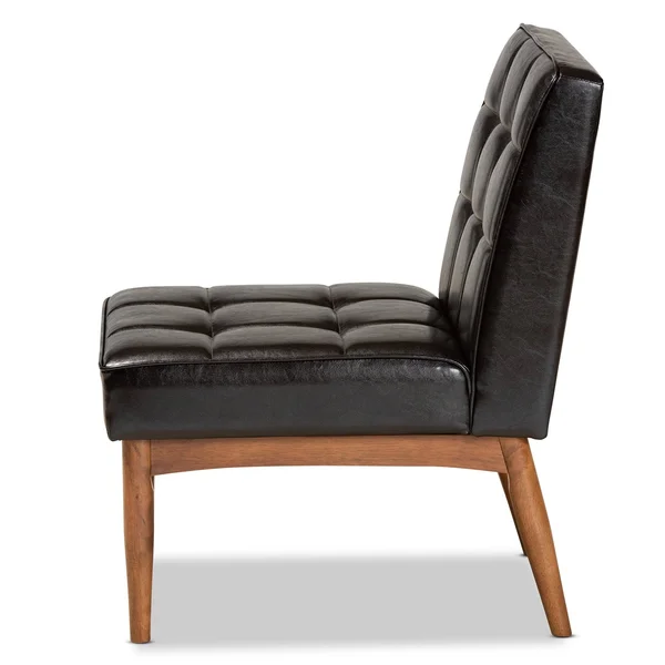 Sanford Mid-Century Modern Dining Chair - Grey