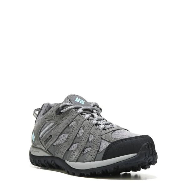 Columbia Women's Redmond Trail Shoe - Boulder/Sky Blue, 8.5 M US