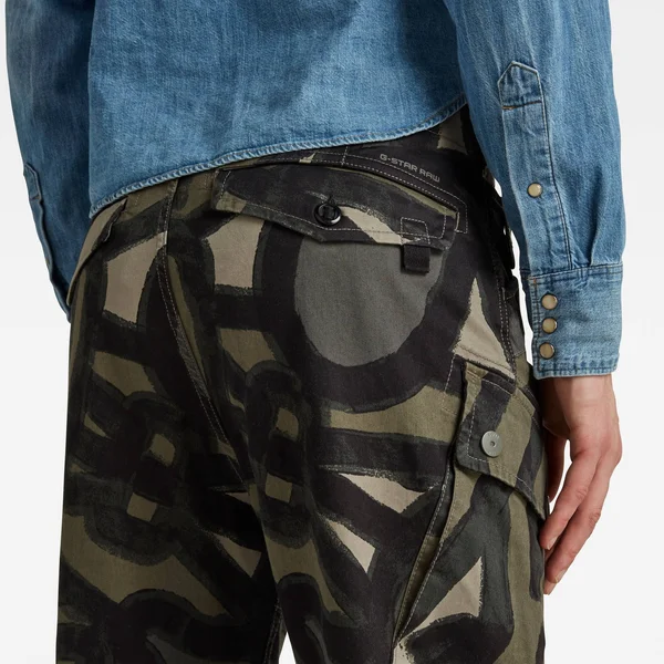 G-Star Raw Men Roxic Straight Tapered Cargo Pants Multi Color Size 32-34