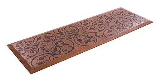 Amcomfy Kitchen Anti Fatigue Mat Comfort Floor Mats 24 by 70 inch, Antique Series