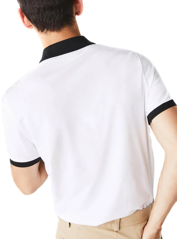 Lacoste Sport Short Sleeved Polo T Shirt White