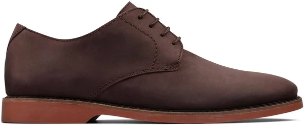 Clarks Atticus Lace Men's Shoes Dark Brown Suede : 8 D