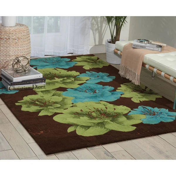 Nourison Palisades Chocolate Area Rug - 3&9x22 x 5&9x22 Rectangle