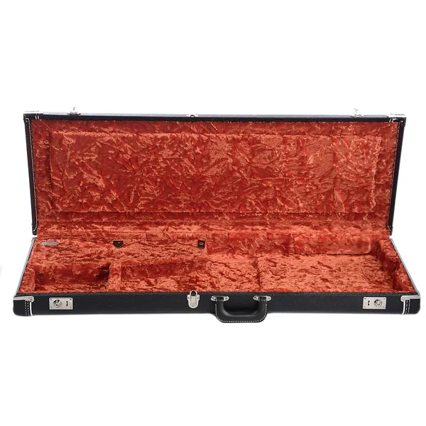 Fender Deluxe Strat & Tele Case (Black/Orange) Left-Handed