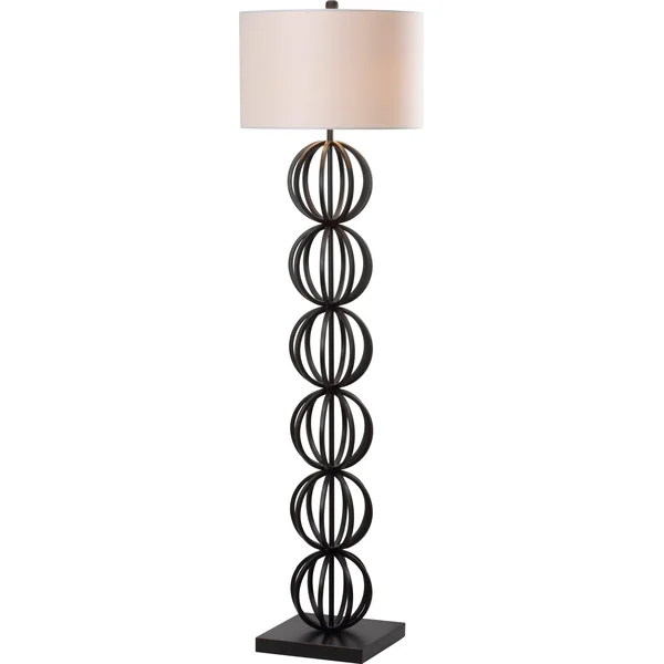 Safavieh Suzie Sphere Floor Lamp - Black