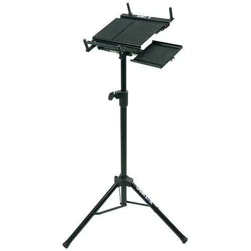 QuikLok LPH-003 Free Standing Tripod Base Laptop Holder Notebook, Material Steel, Color Black LPH-003
