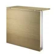 String - Folding Table, Oak, White