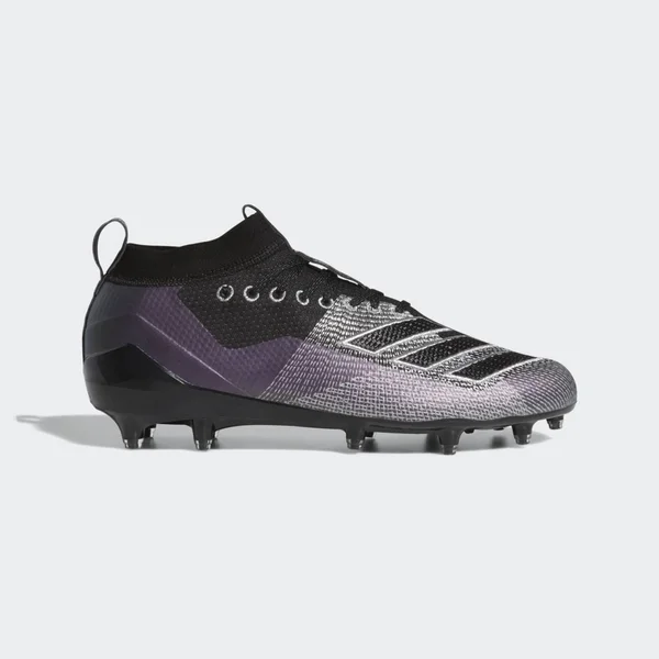 Adidas Adizero 8.0 Core Black/Grey Men's Football Cleat 13.5
