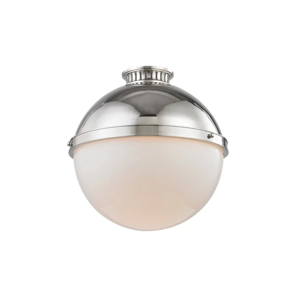 Hudson Valley 4015-PN Latham 1 Light Large Flush Mount