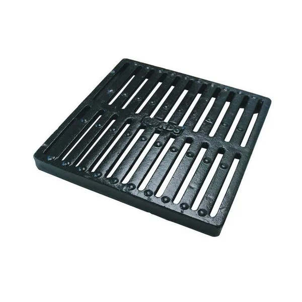 NDS Cast Iron Square Grate for 9x22 Basin, 9" x 9" x 1