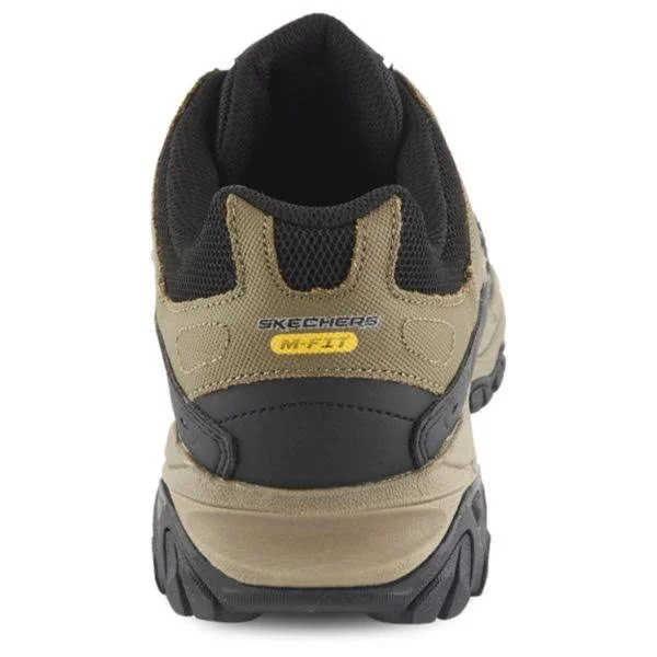 Skechers Men's After Burn Memory Fit Strike Off Sneaker - Pebble/Black