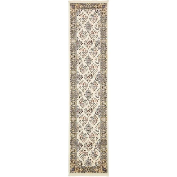 Unique Loom Sheffield Narenj Area Rug - 10& x 10& Round - Burgundy