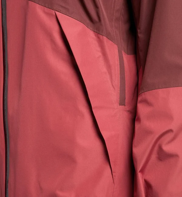 Haglofs Womens Skuta Jacket Maroon Red/Brick Red