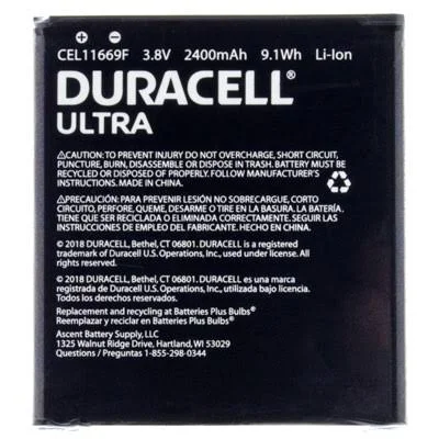Duracell Ultra Battery for Samsung Galaxy Cell Phones Cellular CEL11669 - Batteries Plus Bulbs
