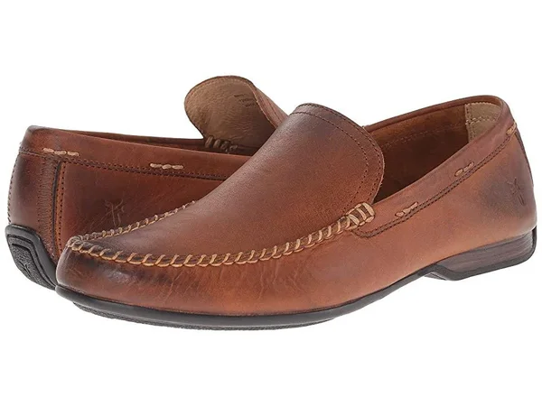 Frye Lewis Venetian Men's Shoes in Cognac Size 12