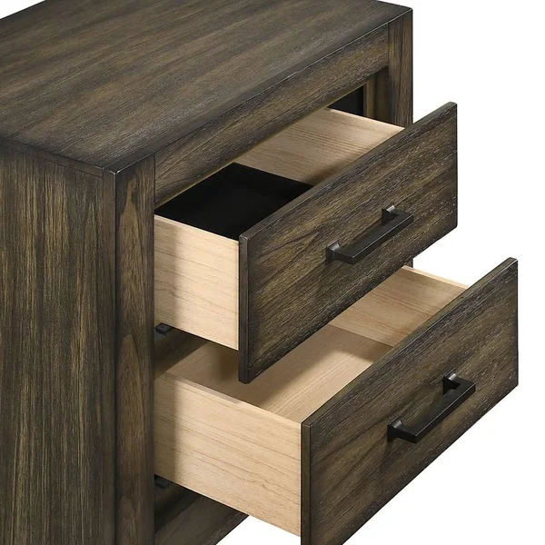 New Classic Furniture Ashland Rustic Brown Nightstand
