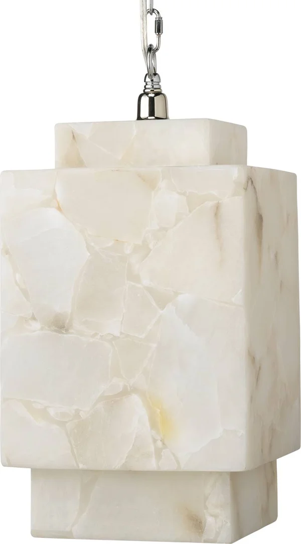 Jamie Young Borealis Cube Pendant Alabaster