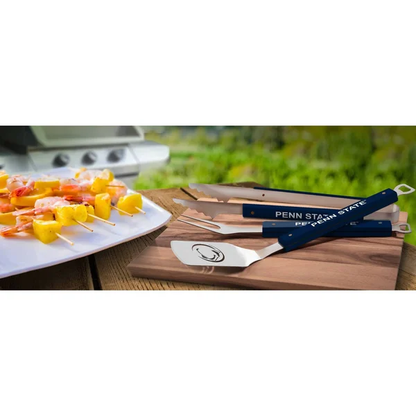 NCAA Penn State Nittany Lions Spirit Series 3-Piece BBQ Set - 22 x 9