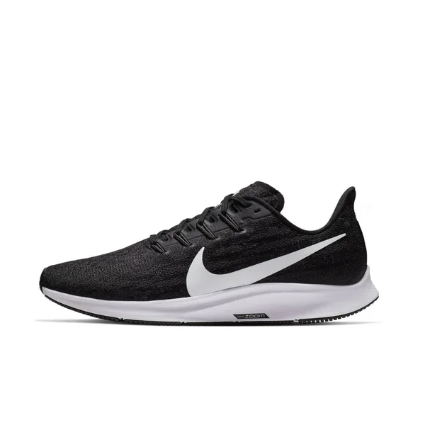 Nike Men's Air Zoom Pegasus 36 Black-White, 7.5