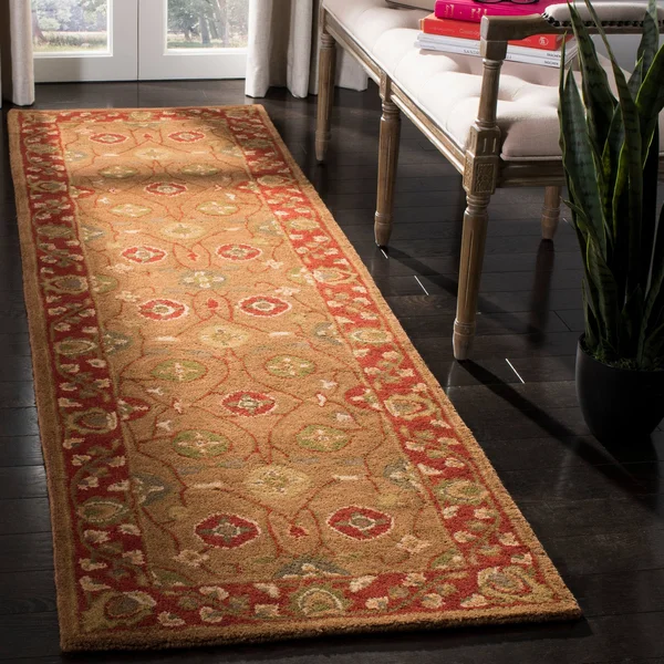 Safavieh Heritage HG963A 6&0x22 x 9&0x22 Beige - Rust Area Rug