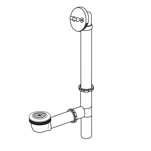 Delta RP391 Bath Waste Assembly - Chrome