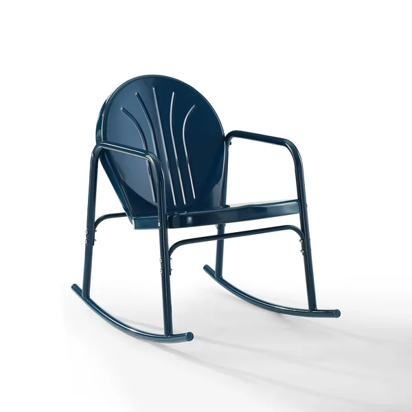 Crosley Griffith 2pc Outdoor Rocking Chair Set - Navy Gloss