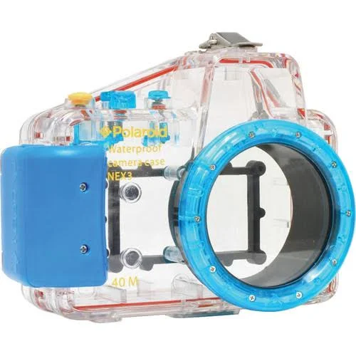 Polaroid Dive Rated Waterproof Underwater Housing Case for Sony Alpha Nex-3 Digital Camera with A 16mm Lens