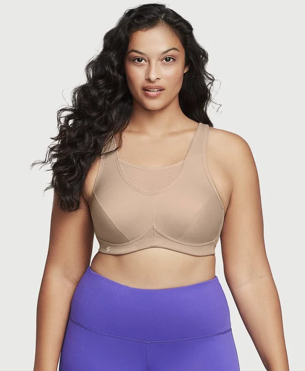 Glamorise No Bounce Cami Sports Bra, Cafe (1066) 44G