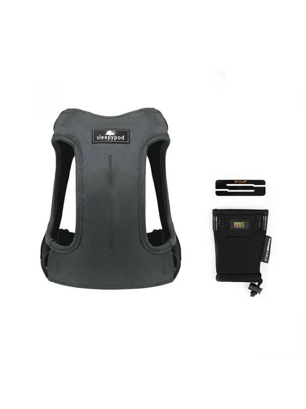Sleepypod Clickit Terrain Plus Safety Harness-Charcoal-Small