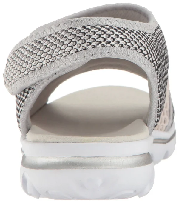 Propet Women's TravelActiv SS Silver/Black 5 M