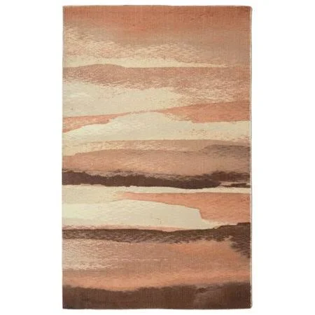 Labombard Abstract Tufted Beige/Peach Area Rug Williston Forge Rug Size: Rectangle 3& x 5&