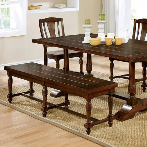 Griselda Brown Cherry Dining Table from Furniture of America