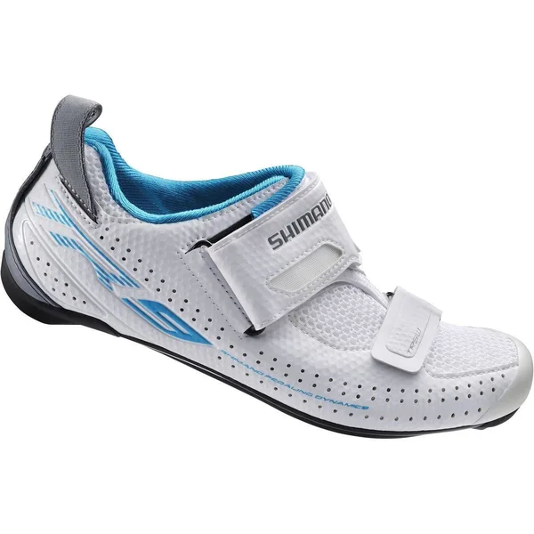Shimano SH-TR9W Women's Triathlon Bike Shoes, White, Size 42