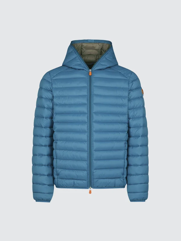Save The Duck Basic Hooded Jacket, Blue, Regular S