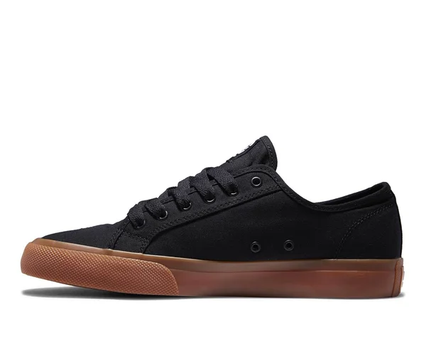 DC Men's Manual Skate Shoe Size 6.5 Black/Gum