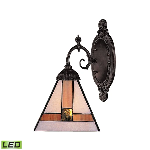 Elk Lighting 071-TB-01 Mix-N-Match 1 Light Wall Sconce in Tiffany Bronze
